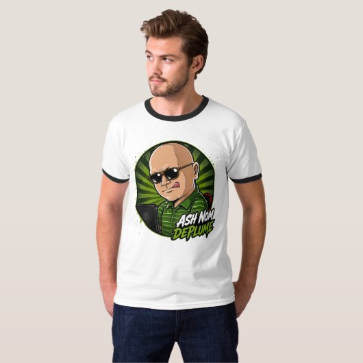 Ash Nom DePlume Ringer Tシャツ (正面フル)