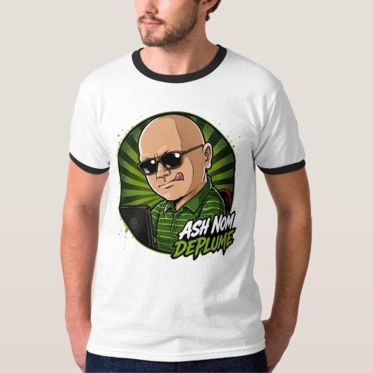 Ash Nom DePlume Ringer Tシャツ (正面)