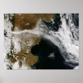 Ash plume from eruption of Chaiten volcano, Chi ポスター (正面)