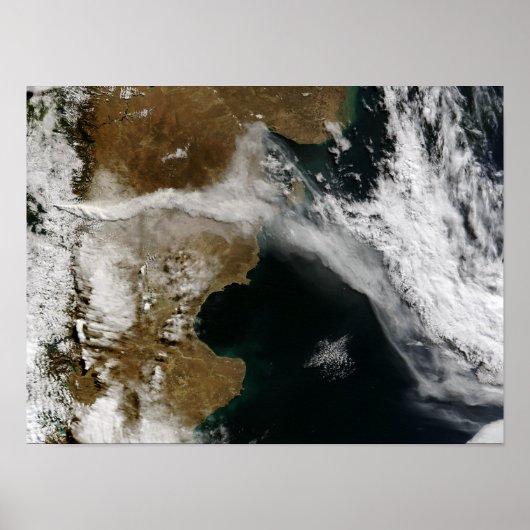 Ash plume from eruption of Chaiten volcano, Chi ポスター (正面)