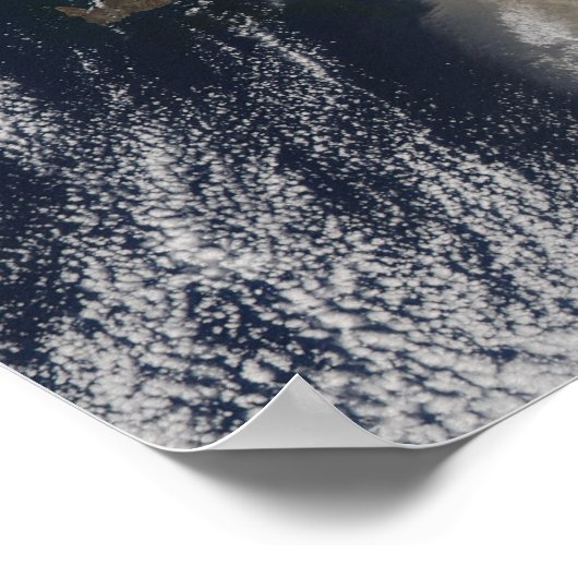 Ash plume from Eyjafjallajokull Volcano, Icelan ポスター (角)