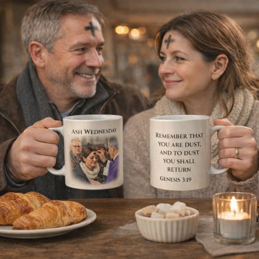 Ash Wednesday – Receiving Ash Cross コーヒーマグカップ