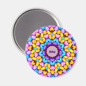 ASHA ~イースターパーソナライズされたパターンのフラクタル~ マグネット (正面/裏面)