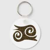 Ashanti Symbol Mut Adinkra キーホルダー (正面)