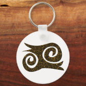 Ashanti Symbol Mut Adinkra キーホルダー (正面)