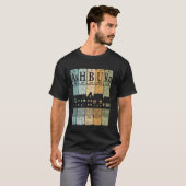 Ashburn周期表要素Ashburn Virginia R Tシャツ (正面フル)