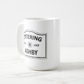 ASHBYマサチューセッツの故郷の固まりMA Townie コーヒーマグカップ (正面左)