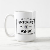 ASHBYマサチューセッツの故郷の固まりMA Townie コーヒーマグカップ (左)