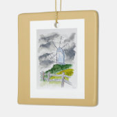 Ashcombeの製造所のクリスマスのオーナメント セラミックオーナメント (左)