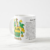 Ashcraft、起源、意味および頂上 コーヒーマグカップ (正面左)
