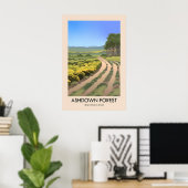 Ashdown Forest Travel Poster ポスター (ホームオフィス)