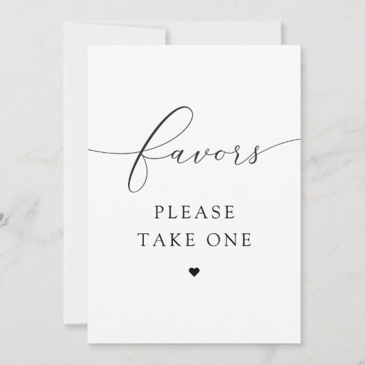 ASHERミニマエレガントリストスクリプトが有利なサインを取る 招待状 (正面)