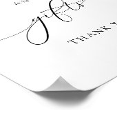 ASHER書エレガント道カードとギフトサイン ポスター (角)