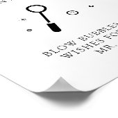 ASHER書道バブルがサイン結婚を送り出す ポスター (角)