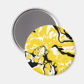 Asher – ゆがみ抽象化 マグネット (正面/裏面)