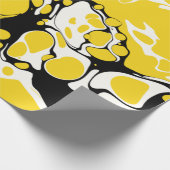 Asher – ゆがみ抽象化 ラッピングペーパー (角)