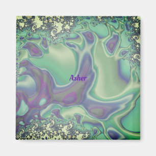 ASHER ~ソフトパステルパターンパーソナライズされた~ マグネット