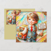 ASHER ～誕生日カード～道路横断モニタ～ (正面/裏面)