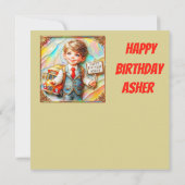 ASHER ～誕生日カード～道路横断モニタ～ (裏面)