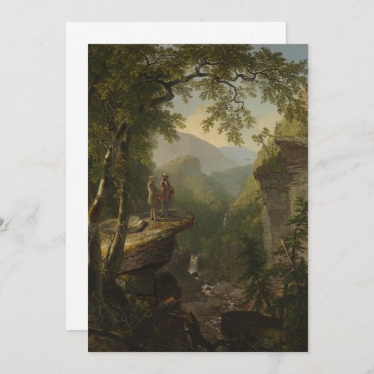 Asher Brown Durand - Kindred Spirits 招待状 (正面/裏面)