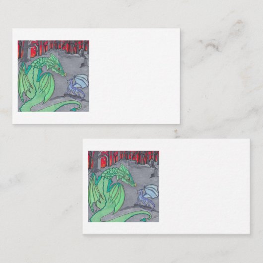 ASHES AND DRAGONS 名刺 (正面/裏面)