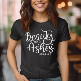 Ashes Isaiahからの美しい61:3 感動的 Tシャツ