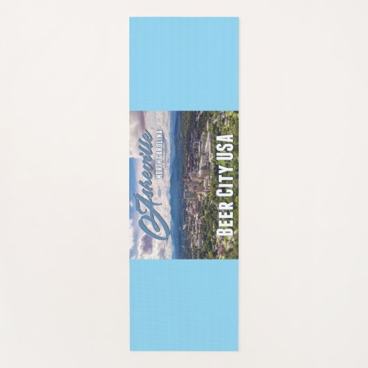 🧘‍♀️ Asheville Beer City USA Yoga Mat ヨガマット (正面)
