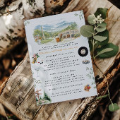 Asheville NC Bachelorette Weekend Itinerary 招待状