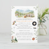 Asheville NC Bachelorette Weekend Itinerary 招待状 (スタンド正面)