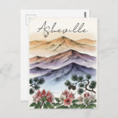 Asheville Postcard ポストカード (正面/裏面)