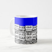 Ashfieldの谷の平たい箱のrochdale コーヒーマグカップ (正面左)