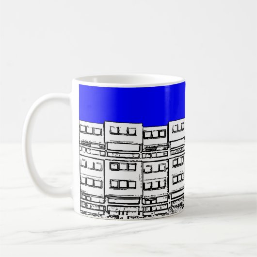 Ashfieldの谷の平たい箱のrochdale コーヒーマグカップ (左)