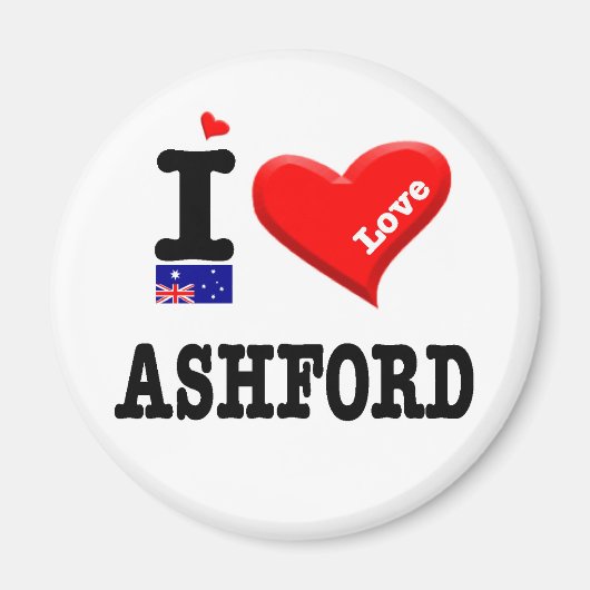 ASHFORD - I Love マグネット (正面)