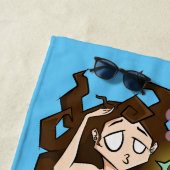 Äshi "Meerjungäsh" ビーチタオル (インサイチュ)