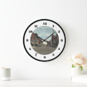 Ashlandのオハイオ州の郵便はがきの時計-主要なSt 1931年 ラージ壁時計 (ホーム)