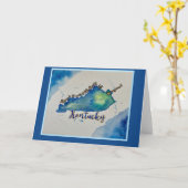 Ashland、ケンタッキーNotecard カード (黄色い花)