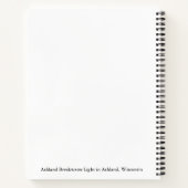 Ashland Breakwater Lightノートブック ノートブック (裏面)
