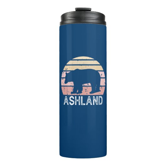 Ashland Oregon Retro Bear タンブラー (正面)