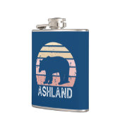 Ashland Oregon Retro Bear フラスク (左)