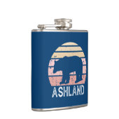 Ashland Oregon Retro Bear フラスク (右)