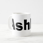 Ashleyのマグ コーヒーマグカップ (正面左)