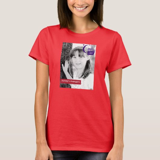 Ashleyの報復者の赤のワイシャツ Tシャツ (正面)