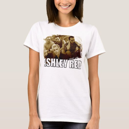 Ashleyの赤 Tシャツ (正面)