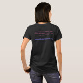 Ashleyローラのフィットネスの女性のTシャツ Tシャツ (裏面フル)