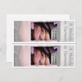 "Ashley Chunellのしおりによる調和のメロディー" ポストカード (正面/裏面)