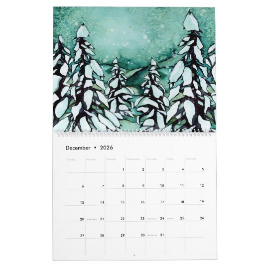 Ashley Seaboltオリジナル- 2025カレンダー カレンダー (12月 2026)