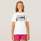 ashlyn notes女の子リンガー tシャツ (正面フル)