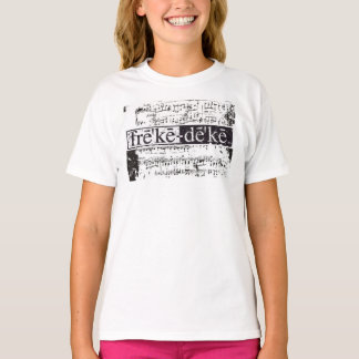 ashlyn notes女の子リンガー tシャツ