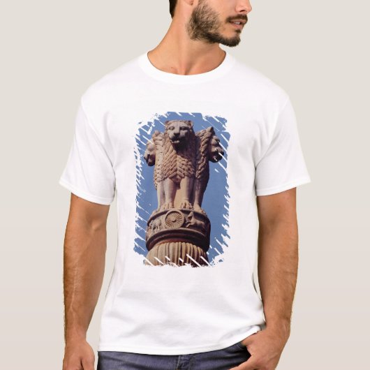 Ashokaの柱からの詳細 Tシャツ (正面)