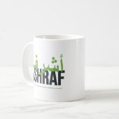 Ashraf名の発音と意味 コーヒーマグカップ (正面左)